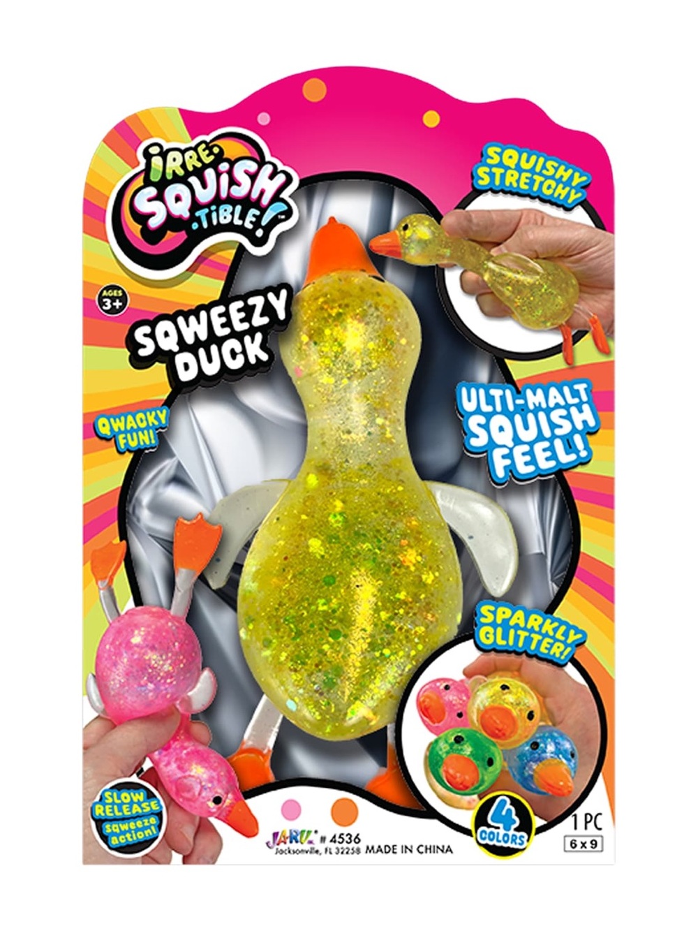 Yellow squishy duck